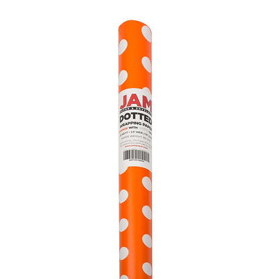 JAM Paper Wrapping Paper Glossy 25 Sq Ft Orange - Office Depot