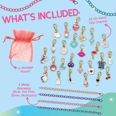 CharmWow Charm Bracelet Making Kit for Girls - DIY Charm Bracelets