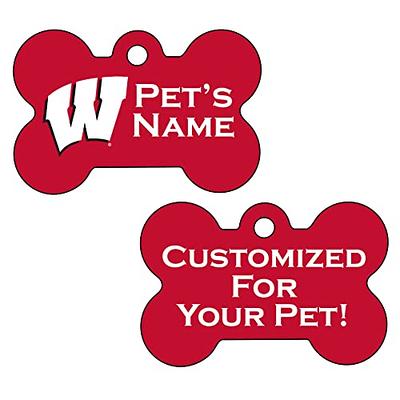 Quick-Tag Detroit Red Wings NHL Personalized Engraved Pet ID Tag, 1 1/4 W  X 1 1/2 H