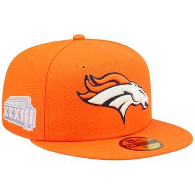 Men's Denver Broncos New Era Orange 2022 Sideline 9FIFTY Ink Dye Snapback  Hat