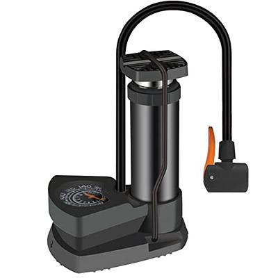 Intex Mini USB Powered Air Pump - Small Black with Orange Accents, 4.25 x  4.25 x 3 