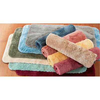 Bohumil Luxury Chenille Super Soft Absorbent Microfiber Rectangle Non-Slip Bath Rug Latitude Run Color: Light Gray, Size: 24 W x 60 L