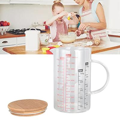 400/500/600/1000ml High Borosilicate Glass Measuring Cup Kitchen