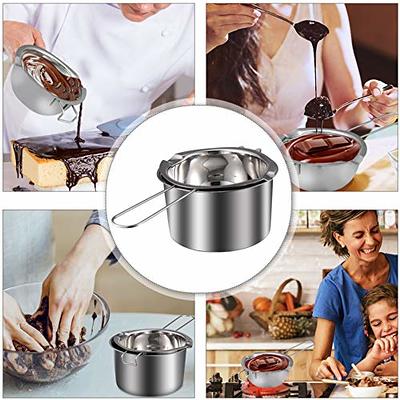 SEWACC 1 Set Melting Pot Stove Burner Liners Wax Melting Bowl Wax Pot  Insert Melting Pan Chocolate Heating Pot Melting Chocolate Pot Metal  Spatula Candle Double Plug-in Stainless Steel - Yahoo Shopping