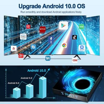 Android TV Box 12.0 4GB ROM 64GB RAM TV Box WiFi 6 2.4G 5.8G Android Box  2023 with H618 Quad-core Support 8K UHD HDR10 3D BT5.0