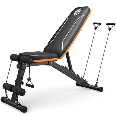HARISON Adjustable Weight Bench with Leg Extension and Preacher