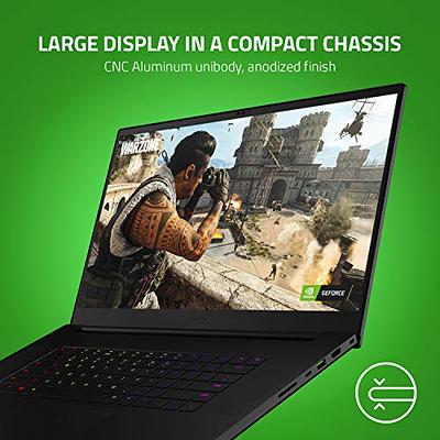 Razer Blade 15 Gaming Laptop: NVIDIA GeForce RTX 3070-10th Gen Intel 8-Core  i7 CPU - 15.6” FHD 360Hz - 16GB RAM - 1TB SSD - CNC Aluminum - Chroma RGB