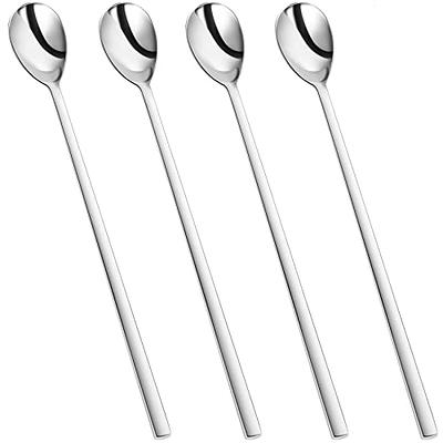 Teaspoon Set,16 Piece 6.7 Spoons Silverware,Premium Food Grade 18/10  Stainless Steel Tea Spoons,Durable Small Spoons,Good Teaspoons,Dessert