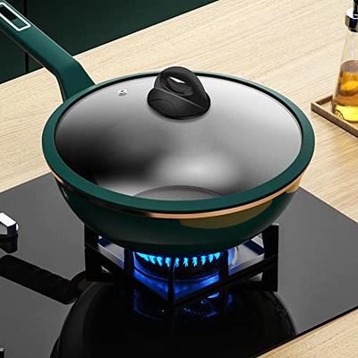 Universal Glass Lid Frying Pan Saucepan Wok Casserole Pot Cover