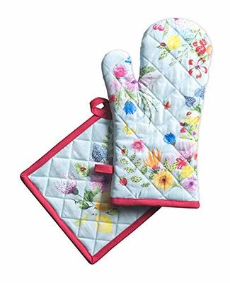 Mimi Oven Mitt & Pot Holder Set, Grandma Gift Set Personalized Oven Mitts,  Gifts for Mom, Mimi's Kitchen Camping RV 
