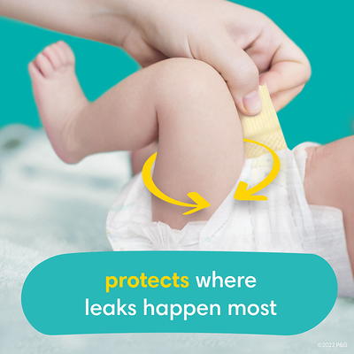  Pampers Pure Protection Diapers Newborn - Size 0, 76 Count,  Hypoallergenic Premium Disposable Baby Diapers : Baby