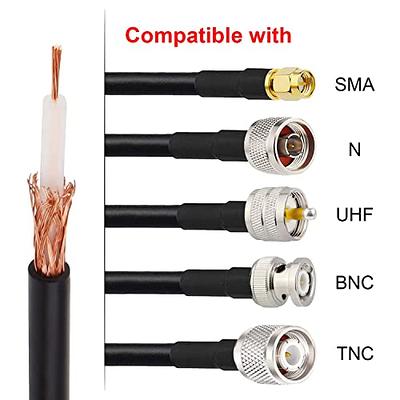 Cable Matters Pack de dos cable TV antena coaxial 5m (cable antena