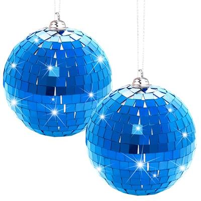 Suwimut 4 Pack Mirror Disco Ball, 6 Inches Cool and Fun Silver Hanging  Party Disco Ball with Attached String for a Party or Dj Light Effect, Party  Decorations, Home Decorations, Stage Props 