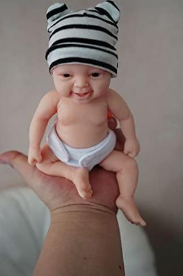  Miaio Reborn Baby Doll Boy 7 Inch Silicone Doll Mini