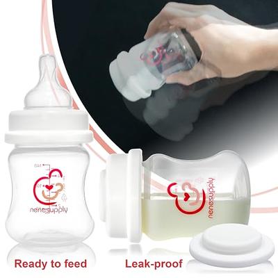 Nenesupply Wide Mouth Feeding Bottle 9oz Storage Bottle Compatible