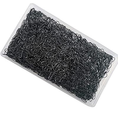 1000Pcs Metal Black Safety Pins Gourd Pin/Bulb Pin For Clothing Crafting  And Diy