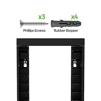 Nargos Video Game Holder Wall Mount, Gaming Accessories Storage for PS5, PS4, Xbox One, Xbox Series X/S Game Cases, Organizer Accessories (include 2