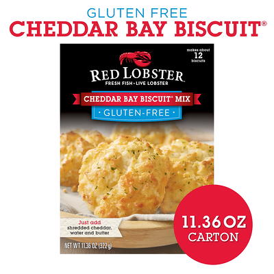 4 pack) Red Lobster Cheddar Bay Biscuit Mix, Makes 10 Biscuits, 11.36 oz  Box 