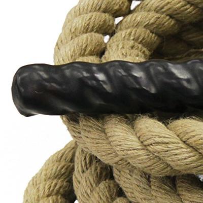 Workout Fitness Climbing Rope Gym Exercise Battle Rope 20 Ft in Black 