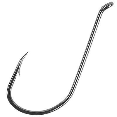 50/100pcs Extra Long Shank Hook Aberdeen Hook Offset Fishing Hook High  Carbon Steel Freshwater Live Bait Trout Bass Catfish Pike