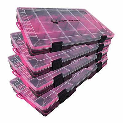 Evolution Outdoor 3700 Drift Series Fishing Tackle Tray Multi Pack of 4 –  Pink, Colored Tackle Box Organizer with Removable Compartments, 2 Latch  Closure, Utility Box Storage - Yahoo Shopping
