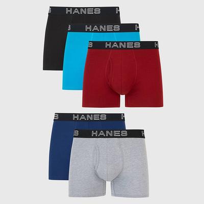 Hanes Premium Men's Explorer Boxer Briefs 2pk - Red/Blue L - Yahoo