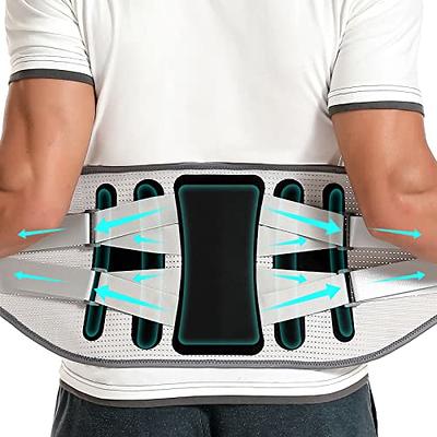 EGJoey Back Brace with 8 support belts for Lower Back Pain Relief