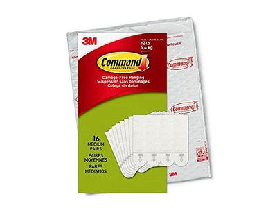 Command 12 lb. Medium White Picture Hanging Strips (6 Pairs of
