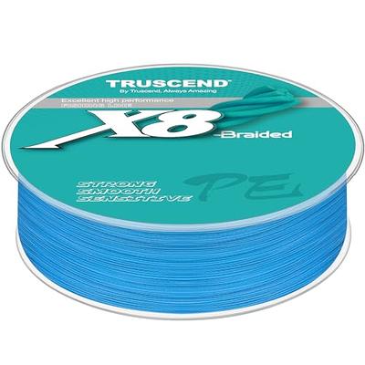 TRUSCEND X8 Braided Fishing Line, Upgraded Spin Braid Fishing Line, Smooth  and Ultra Thin Braided Line, Fishing Wire Super Strength and Abrasion  Resistant, No Stretch and Low Memory 10lb-300yds - Yahoo Shopping