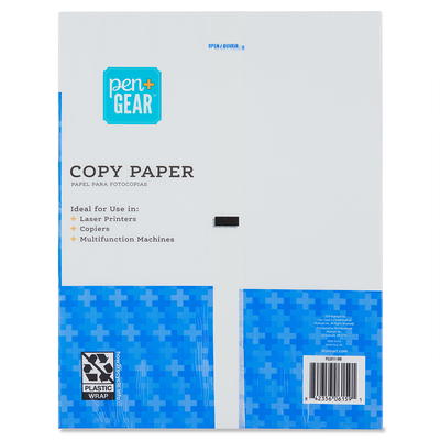 1 Ream - 500 Sheets Staples Poly Wrapped, White  Multipurpose/Copy/Laser/Printer Paper, 20lb, 92 Bright