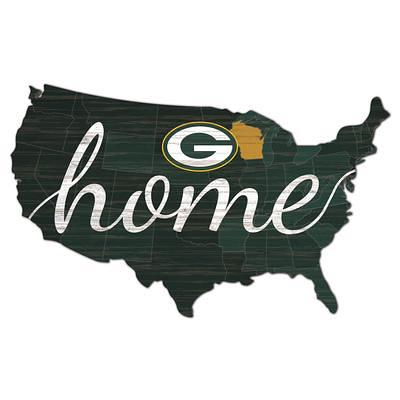 Green Bay Packers Distressed Round Sign