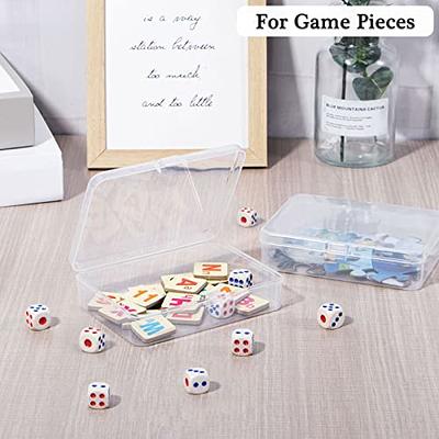  6 Pieces Mini Plastic Clear Beads Storage Containers