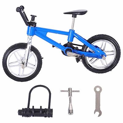 Mini Bike Toy, Legering Mini Finger Mountain Bike Modell för Presenter Hem  Skrivbord Office Collection Dekoration(Vit) : : Leksaker