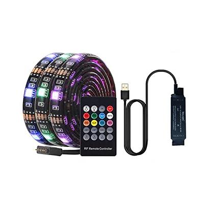 Fourchoytree TV LED Backlight Strip, 3M/9.84ft USB LED Light Strip with APP  Control, 5050