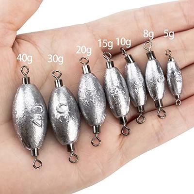 THKFISH Fishing Weights Fishing Sinker Drop Shot Weights Fishing Weights  Kit