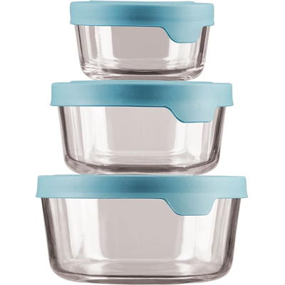 Komax 12-piece Nesting Leakproof Square Food Storage Set