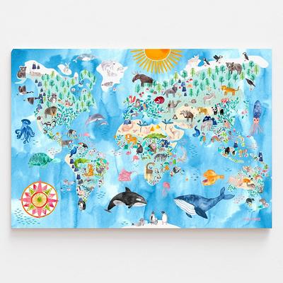 XXL World Map Poster