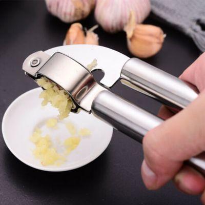 Kitcheniva Garlic Press Crusher Mincer Stainless Steel, Silver - Yahoo  Shopping