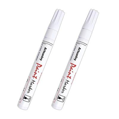 Leiouser User White Marker Pen,Marker Pen Permanent Waterproof Paint Oil  Car Tire Paint Marker Graffiti Pen 