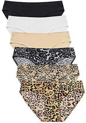 Wealurre Seamless Underwear Invisible Bikini No Show Nylon Spandex Women  Panties(826L-B/W/A/Leopard) - Yahoo Shopping