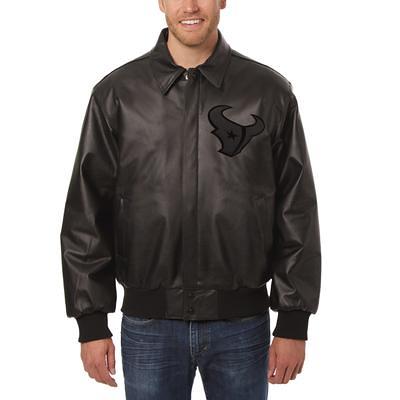 Cincinnati Bengals Black Tonal Leather Jacket