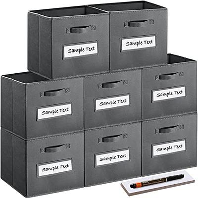 artsdi Set of 10 Storage Cubes, Foldable Fabric Cube Storage Bins