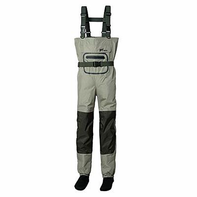 Seamless Chest Wader-Durable,Waterproof,Breathable Stocking Foot Fishing  Waders for Men Women