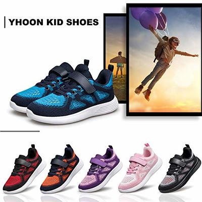 Murdesot Kids Shoes Toddler Boys Girls Athletic Running Sports Strap Sneakers for Toddler/Little Kid/Big Kid