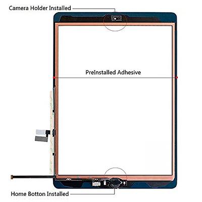 10.2 LCD Screen Replacement Display Digitizer for iPad 7th 8th 9th Gen  (A2197 A2198 A2200 A2270 A2428 A2429 A2430 A2602 A2603 A2604 A2605) for  iPad