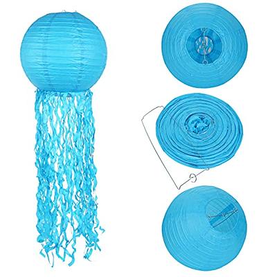 12 Pack 12 Inch Jellyfish Paper Lanterns, Blue White Jelly Fish Hanging  Paper Lanterns for Under The Sea Mermaid Party Decorations, Mermaid Wishes Lantern  Ocean Themed Party Birthday Decoration - Yahoo Shopping
