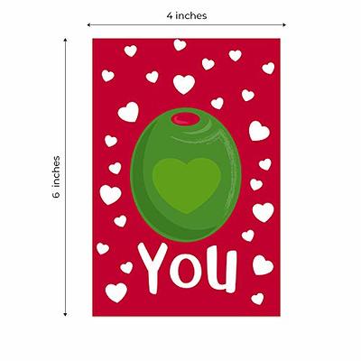 Happy Valentines Day Postcards - (48-Pack, 4 x 6 Inches), Cute Postcards  Set Includes 6 Different Designs. : : Office Products