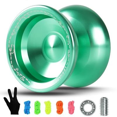 JOLESHARE Professional Unresponsive Yoyo for Pros and Responsive Yoyos for  Kids Beginners, Package Includes Replaceable Responsive Bearings, yo-yo  Gloves, and 5 yo-yo Cords(Green) - Yahoo Shopping