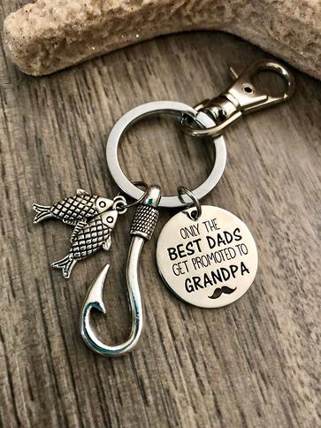 Download Fish Keychain Fishing Gifts Dad Gift Grandpa Gifts For Dad Fathers Day Him Best Dads Get Promoted To Yahoo Shopping