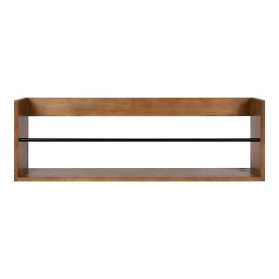 allen + roth Black Floating Shelf 30-in L x 4.49-in D (1